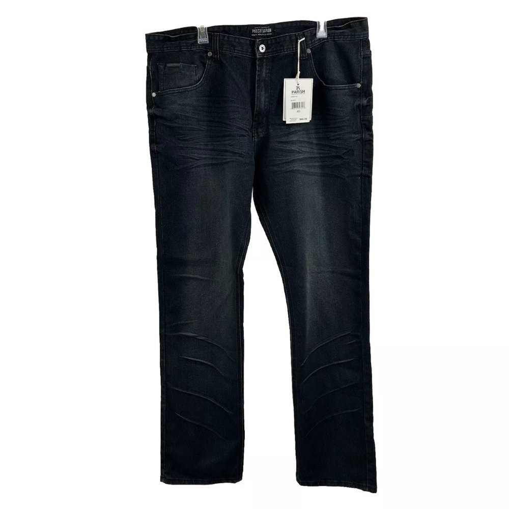 NWT Parish Nation Jeans Men’s 40 Inseam 32” Dark Blue Flex Stretch Cotton
